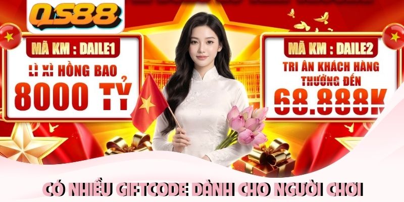 Giftcode QS88: Hướng Dẫn Săn Mã Thưởng Khủng Cho Thành Viên 3 Có nhiều Giftcode triển khai dành cho người chơi