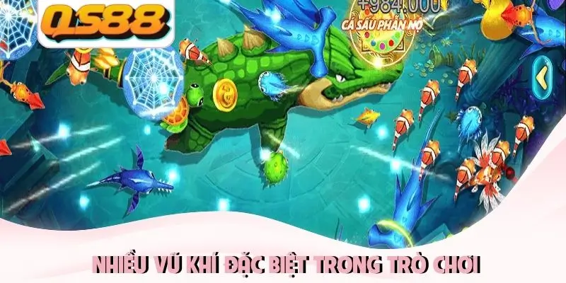 Nhiều vũ khí đặc biệt trong trò chơi Nhiều vũ khí đặc biệt trong trò chơi